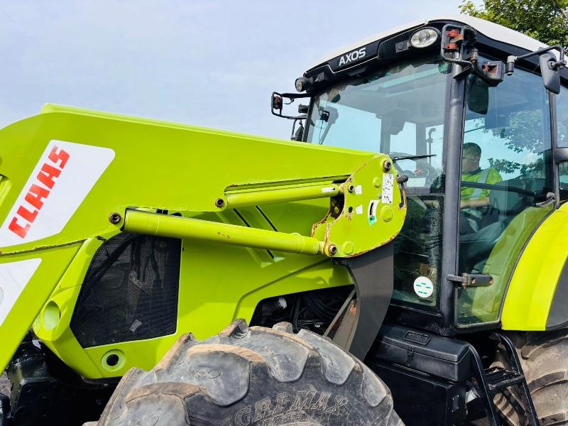 CLAAS AXOS 320 CX*C/W FL100 FRONT LOADER*ONLY 702 HOURS*YEAR 2010*VIDEO*