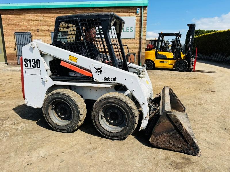 BOBCAT S130 SKIDSTEER*YEAR 2013*1800 HOURS*VIDEO*