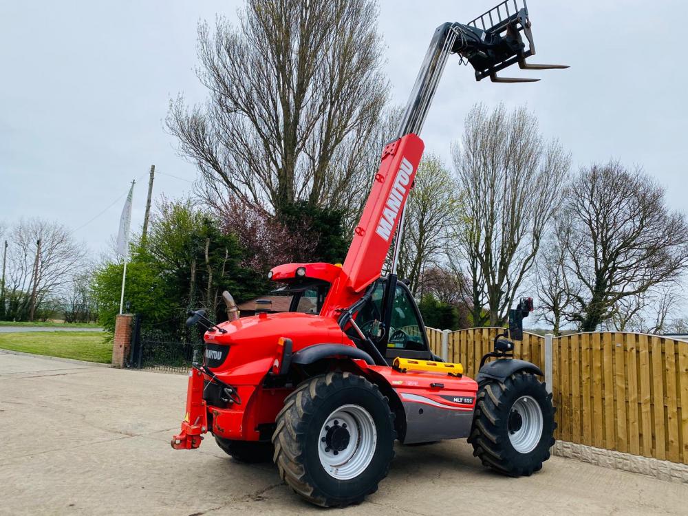 MANITOU MLT 629 TURBO TELEHANDLER * YEAR 2015 , AGSPEC * C/W PICK UP HITCH