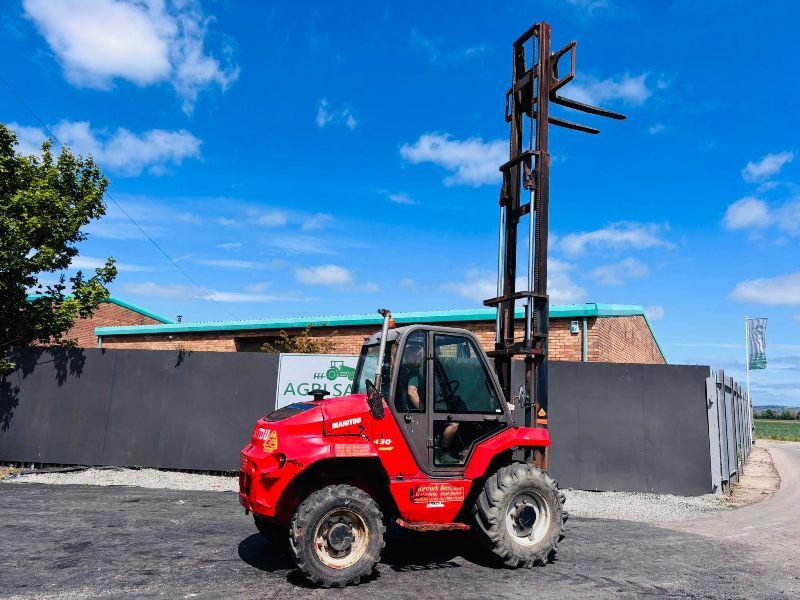MANITOU M30-4 3 STAGE MASTED FORKLIFT*YEAR 2017*READING 5922 HOURS*VIDEO*
