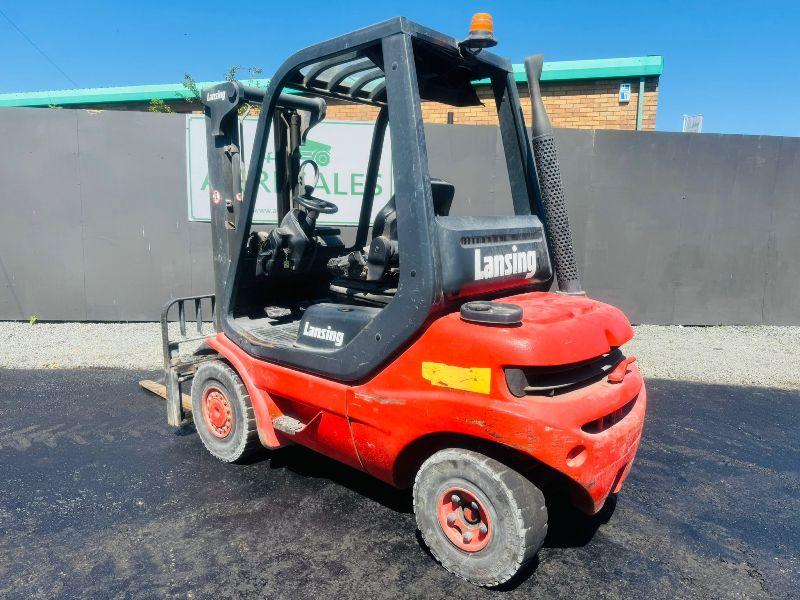 LINDE H25D-03 CONTAINER SPEC FORKLIFT*ONLY 3798 HOURS*VIDEO*