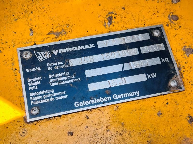 JCB VM1500 DOUBLE DRUM REMOTE CONTROL PAD FOOT ROLLER *VIDEO*
