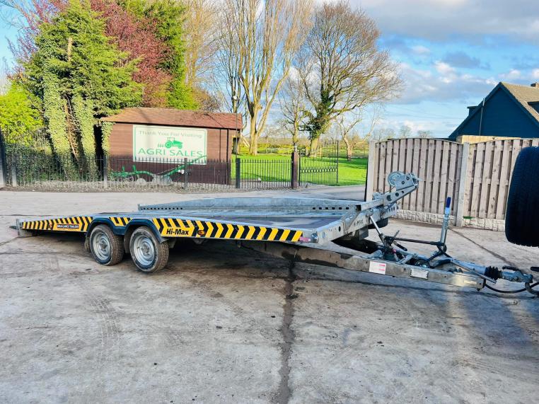 BRIAN JAMES T-02-T HIGH MAX TWIN AXLE TILTING CAR TRAILER * YEAR 2020 *
