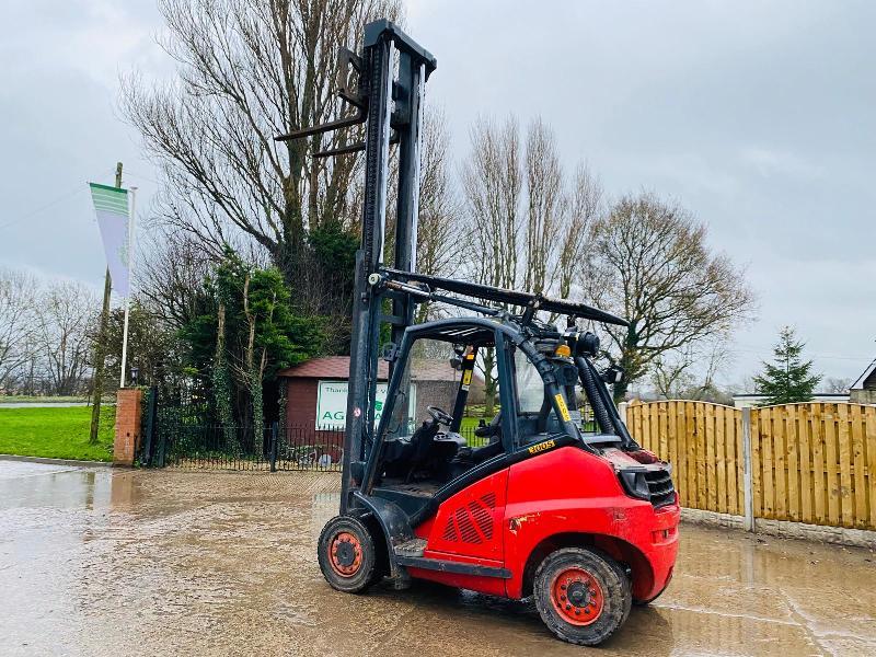 LINDE H45D DIESEL FORKLIFT * YEAR 2009 * C/W FINGER TIP CONTROLS