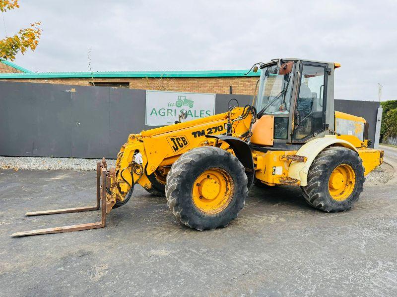 JCB TM270 ARTICULATED TELEHANDLER*SLOW IN REVERSE*VIDEO*
