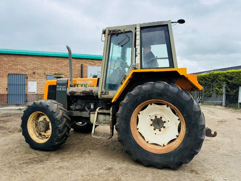 RENAULT 4WD 110.54 TRACTOR*C/W REAR PTO*VIDEO*