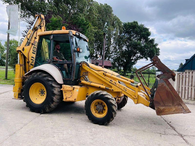 NEW HOLLAND NH85 4WD BACKHOE DIGGER C/W REAR QUICK HITCH & EXTENDING DIG*VIDEO*