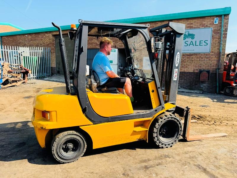 SAMUK SF30D FORKLIFT*C/W SIDESHIFT*VIDEO*