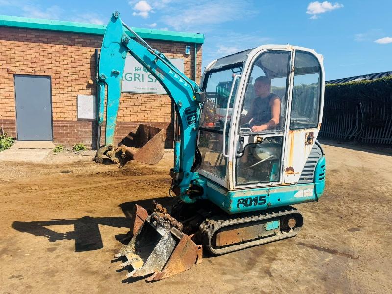 JCB 8015 EXCAVATOR*C/W SELECTION OF BUCKETS*VIDEO*