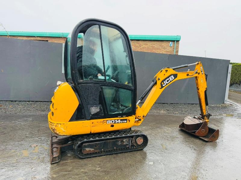 JCB 8014CTS MINI EXCAVATOR*C/W 2 EXTRA BUCKETS*YEAR 2013*VIDEO*