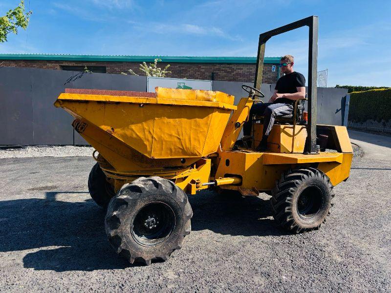 BENFORD 3 TONNE SWIVLE TIP DUMPER*VIDEO*