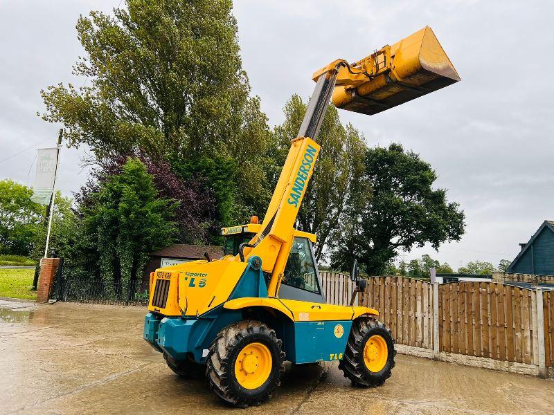 SANDERSON TL6MT 4WD TELEHANDLER *ONLY 2515 HOURS* C/W BUCKET 