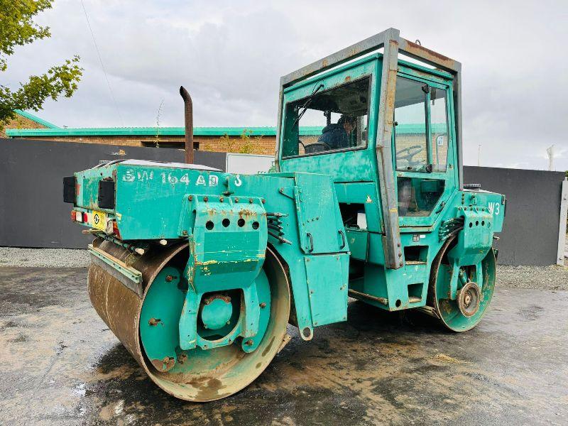 BOMAG BW164AD DOUBLE DRUM ROLLER*C/W TARMAC CUTTER*VIDEO*