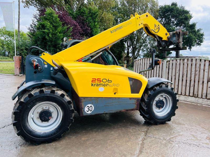 KRAMER 407 4WD TELEHANDLER *YEAR 2011, AG SPEC, NEW ENGINE FITTED 2017*VIDEO*