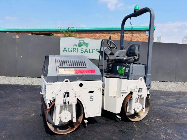 BENFORD TV1300 DOUBLE DRUM VIBRATING ROLLER*C/W SAFETY FRAME*VIDEO*