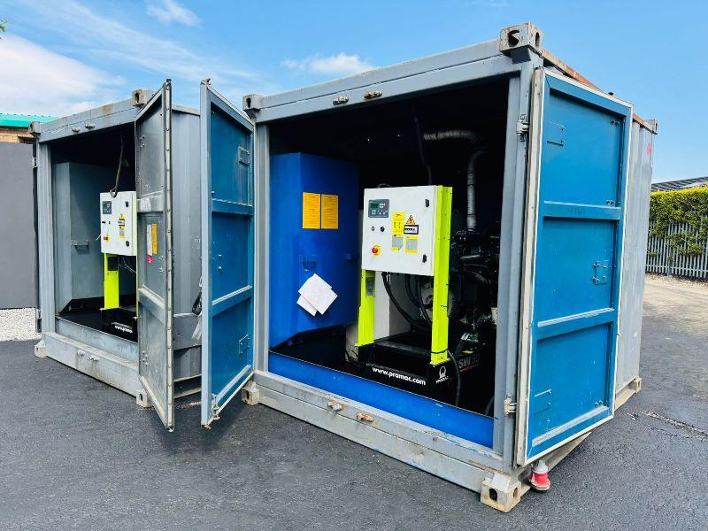 FG WILSON P45P2 45KVA GENERATOR*CHOICE OF 2*C/W YANMAR ENGINE*VIDEO*