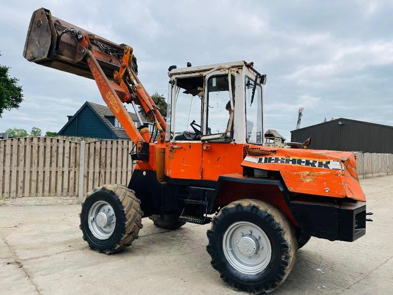 LIEBHERR L508 4WD LOADING SHOVEL C/W TOE TIP BUCKET 