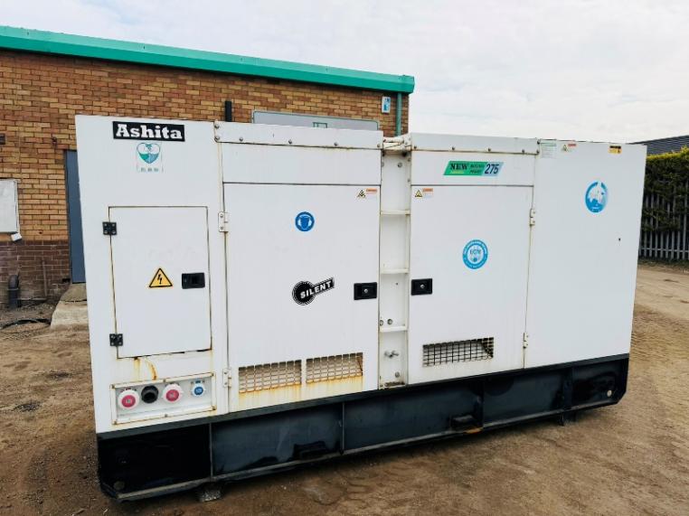 ASHITA POWER 275 KVA GENERATOR*YEAR 2023*3704 HOURS*VIDEO*