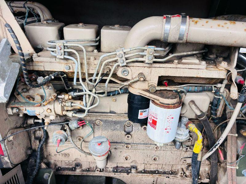 HOUCHIN TOWABLE GENERATOR 100 KVA *CUMMINGS ENGINE*READING 1633 HOURS*