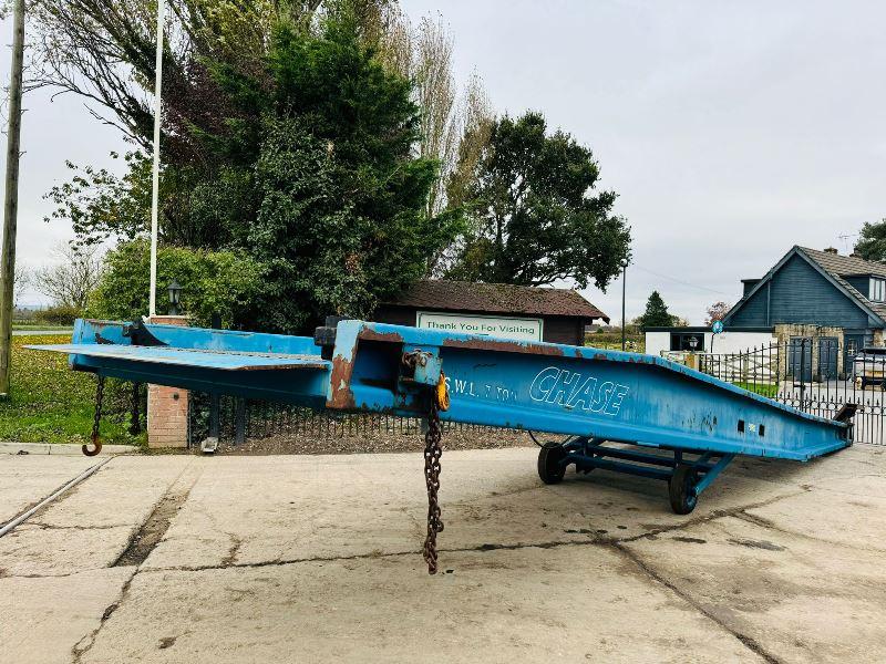 CHASE LOADING RAMP C/W ADJUSTABLE LOADING HEIGHT *VIDEO*