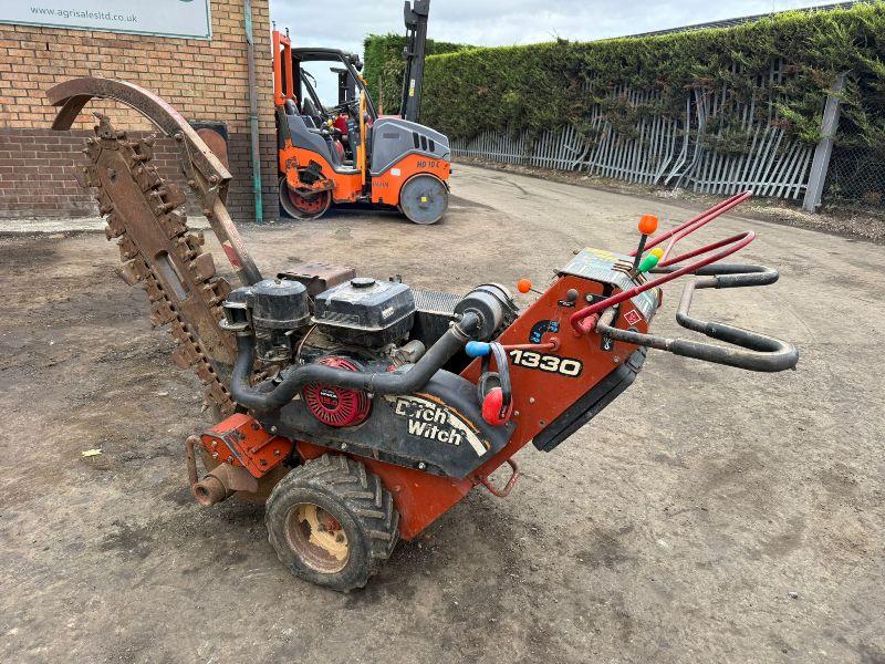DITCH WITCH 1330 WALK BEHIND TRENCHER*VIDEO*