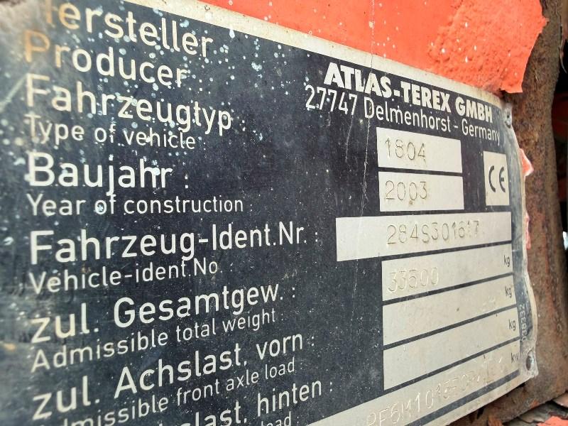 ATLAS 1804 HRC SCRAP HANDLER*C/W MAGNET GEAR*VIDEO*