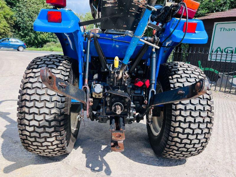 NEW HOLLAND TC21 COMPACT TRACTOR *ROAD REGISTERED* C/W FRONT WEIGHTS*VIDEO*