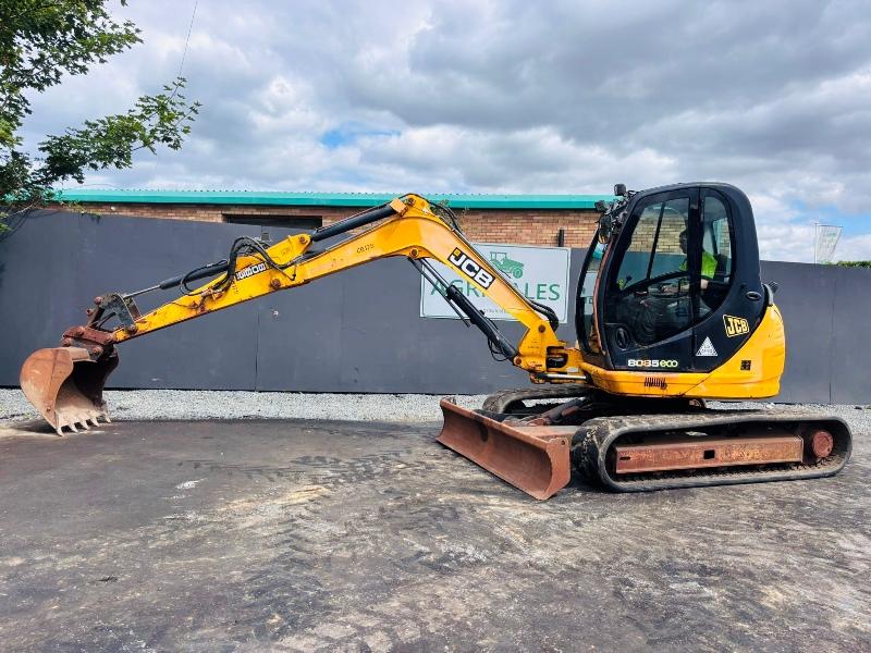 JCB 8085 ECO EXCAVATOR*YEAR 2012*C/W BUCKET*VIDEO*