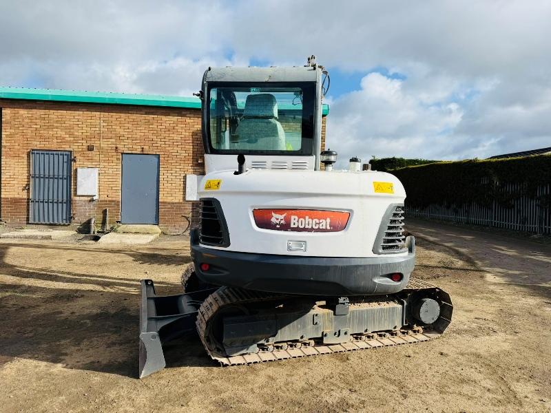 BOBCAT E58 EXCAVATOR*YEAR 2018*C/W BUCKET*VIDEO*