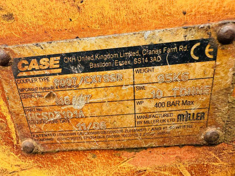 CASE 9007 RUBBER TRACKED EXCAVATOR*C/W MILLER QH*VIDEO*