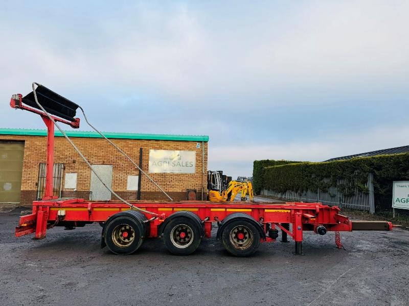 TRI AXLE HOOK LOADER TRAILER*C/W EASY SHEET*VIDEO*