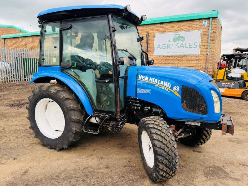 NEW HOLLAND BOOMER 50 COMPACT TRACTOR*C/W REAR LINKAGE*YEAR 2020*VIDEO*