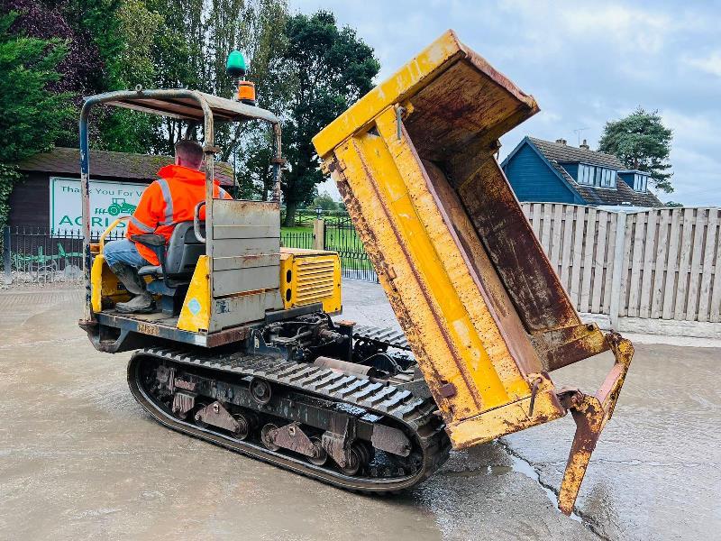 YANMAR C30R TRACKED DUMPER *YEAR 2009* C/W ROLE FRAME AND CANOPY *VIDEO*