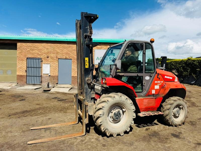 MANITOU M30-4 FORKLIFT*C/W PUH*YEAR 2015*7904 HOURS*VIDEO*