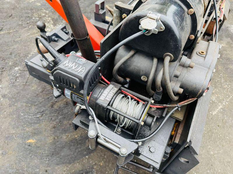 PIERCE WINCH TO SUIT SKIDSTEER*C/W 2 REMOTES*VIDEO*