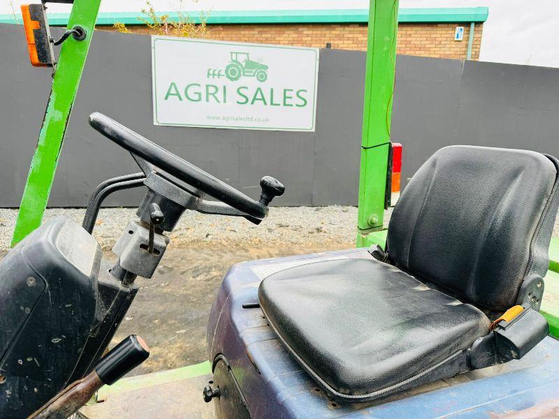 MITSUBISHI FD25 CONTAINER SPEC FOKRLIFT*C/W PALLET TINES*VIDEO*