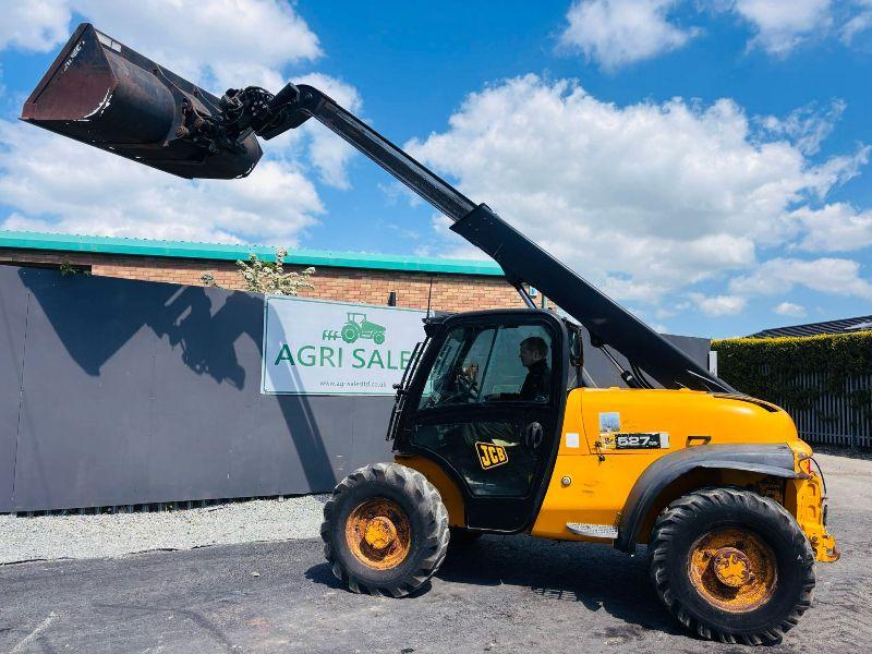JCB 527-55 TELEHANDLER* AG SPEC *C/W BUCKET*VIDEO*