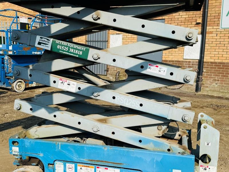 GENIE GS-1932 SCISSOR LIFT*NEEDS CHARGING*VIDEO*