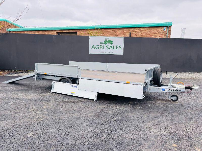 *NEW UNUSED 2025* IFOR WILLIAMS 14FT 6 TWIN AXLE TRAILER *C/W SIDES AND RAMP* (CHOICE OF 8)