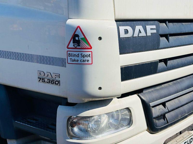 DAF CF75.360 4X2 BOX LORRY *C/W TUCK AWAY TAIL LIFT* YEAR 2012*VIDEO*