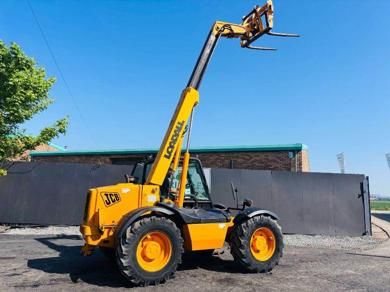 JCB 526-55 TURBO TELEHANDLER *C/W PALLET TINES*VIDEO*