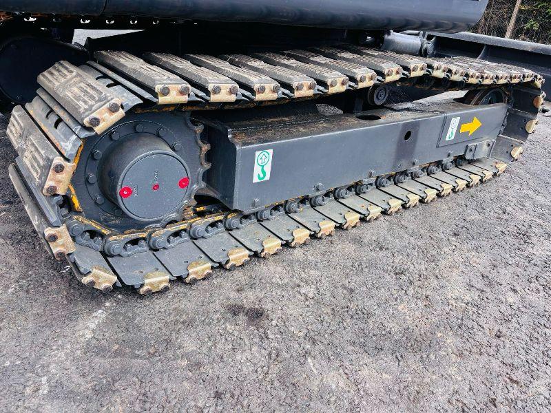 VOLVO EC55D RUBBER BLOCK TRACKS EXCAVATOR *YEAR 2017*C/W BUCKET*VIDEO*