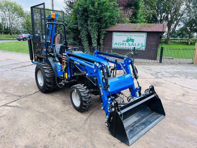 SONALIKA T2A 4WD TRACTOR *ONLY 26 HOURS* C/W LOADER, BUCKET & FLAIL CUTTER *VIDEO*