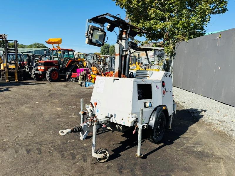 SMC ECO-90 TOWABLE LIGHTING TOWER*C/W 4 SUPPORT LEGS*YEAR 2013*VIDEO*