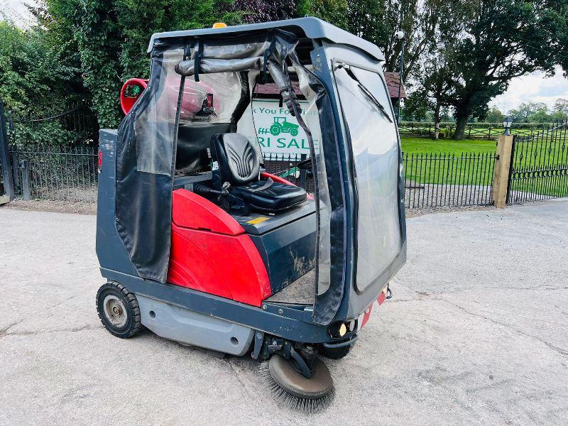 HAKO JONAS 1200E RIDE ON SWEEPER * YEAR 2014, 2353 HOURS*VIDEO*