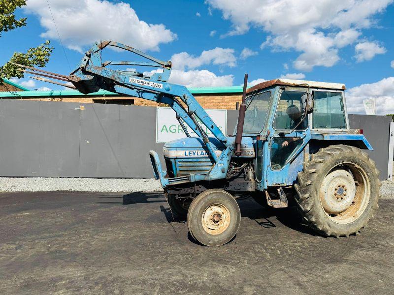 LEYLAND 272 TRACTOR*C/W POWER LOADER AND MUCKFORK*VIDEO*