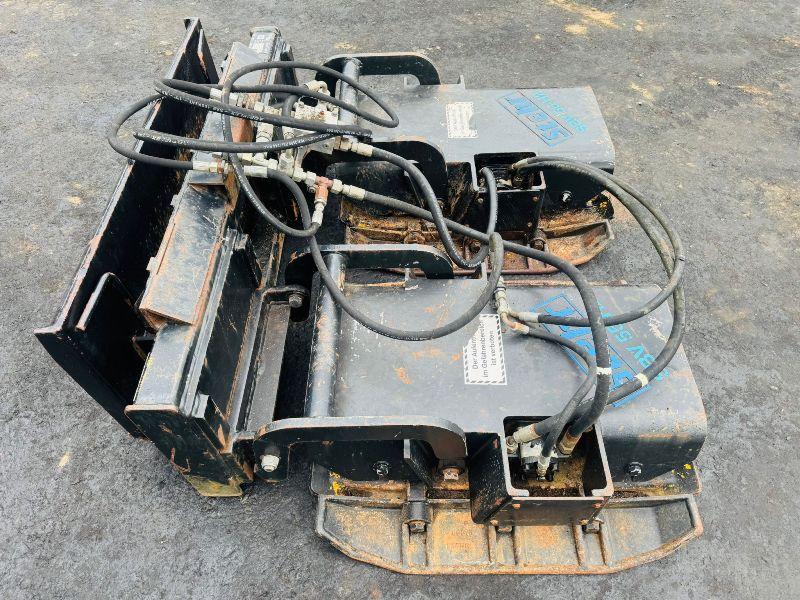STEHR SBV55 H2 WACKER PLATE TO SUIT SKIDSTEER*VIDEO*