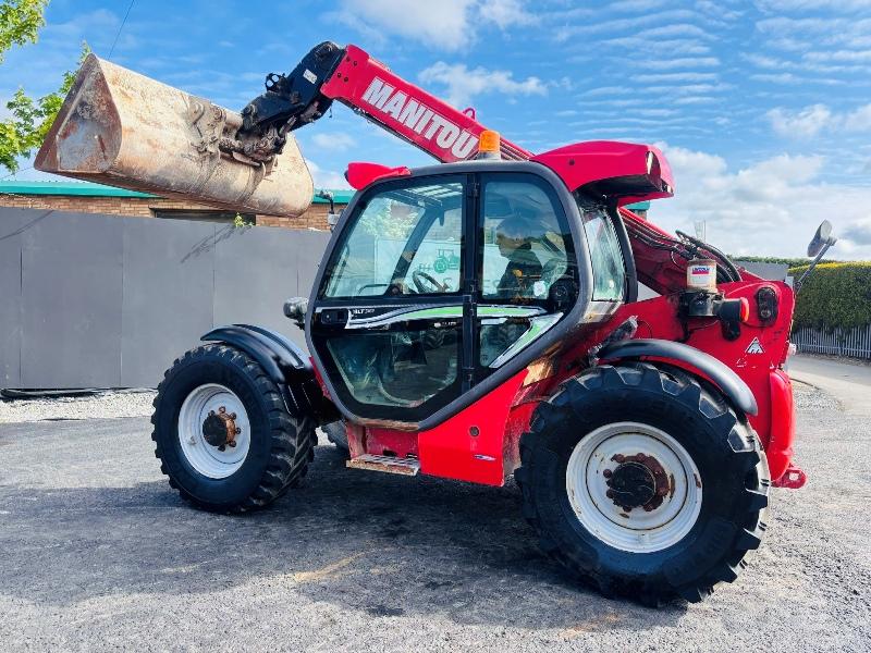 MANITOU MLT741 120 PS TELEHANDLER* AG SPEC *C/W BUCKET*YEAR 2016*VIDEO*