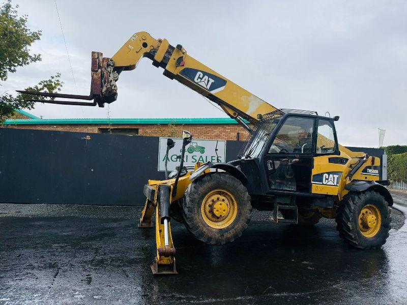 CATERPILLAR TH560B TELEHANDLER*C/W SWAY & JACK LEGS*VIDEO*