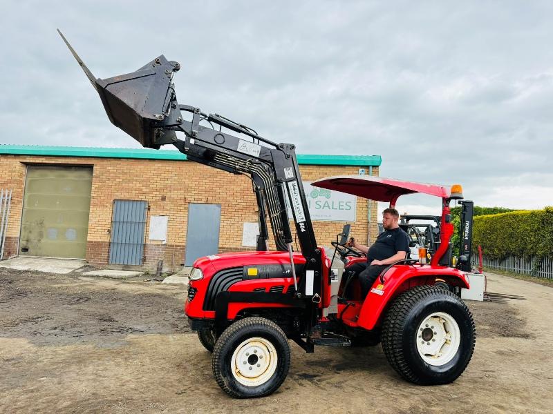 FOTON ESTATE 5500+4 4WD TRACTOR*C/W FRONT LOADER & TINES*176 HOURS*VIDEO*